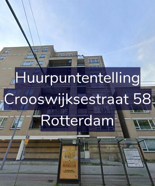 Foto gevel Huurpuntentelling voor Crooswijksestraat 58, Rotterdam