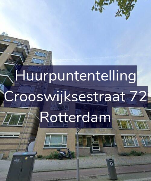 Foto gevel Huurpuntentelling voor Crooswijksestraat 72, Rotterdam
