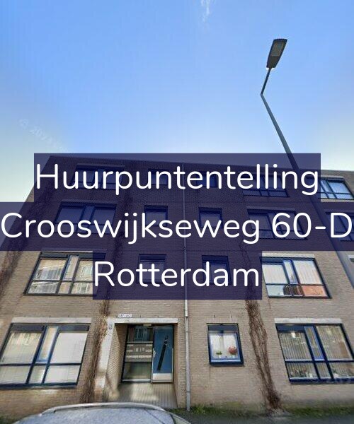 Foto gevel Huurpuntentelling voor Crooswijkseweg 60-D, Rotterdam