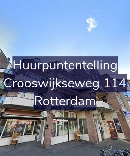 Foto gevel Huurpuntentelling voor Crooswijkseweg 114, Rotterdam