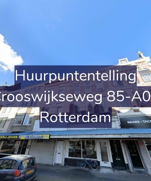 Foto gevel Huurpuntentelling voor Crooswijkseweg 85-A02, Rotterdam