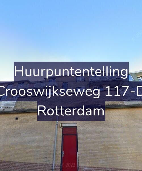Foto gevel Huurpuntentelling voor Crooswijkseweg 117-D, Rotterdam