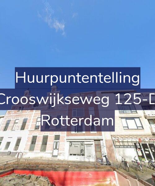 Foto gevel Huurpuntentelling voor Crooswijkseweg 125-D, Rotterdam