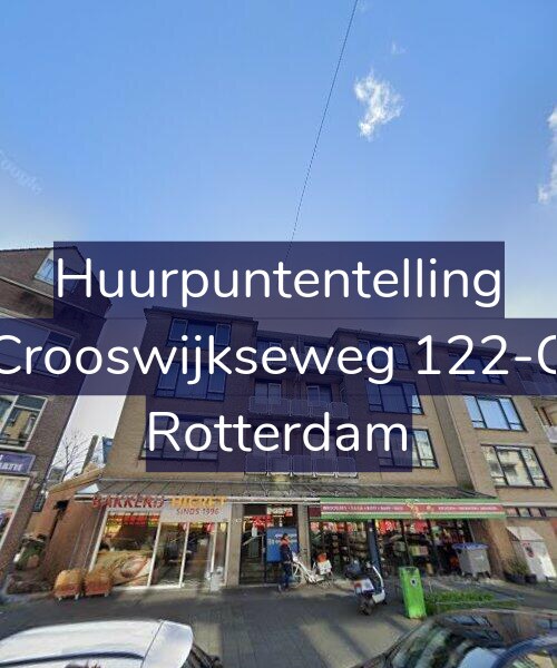Foto gevel Huurpuntentelling voor Crooswijkseweg 122-C, Rotterdam