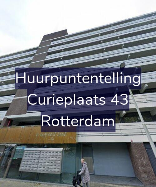 Foto gevel Huurpuntentelling voor Curieplaats 43, Rotterdam