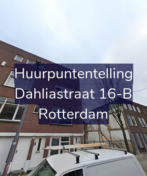 Foto gevel Huurpuntentelling voor Dahliastraat 16-B, Rotterdam