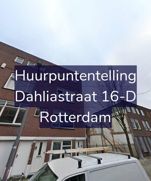 Foto gevel Huurpuntentelling voor Dahliastraat 16-D, Rotterdam