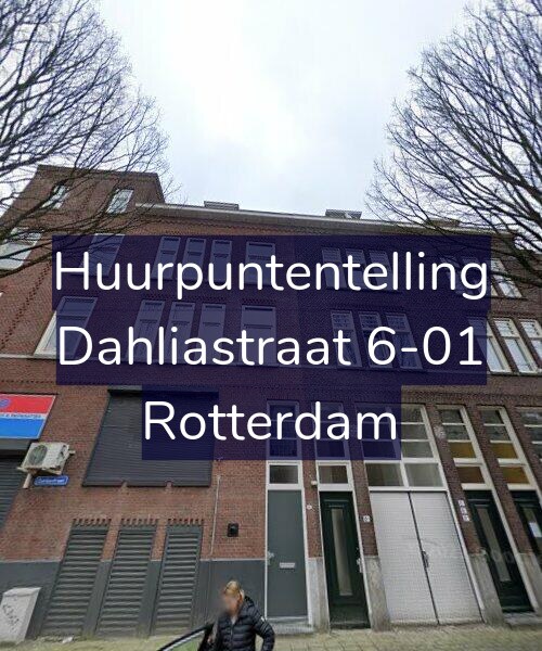 Foto gevel Huurpuntentelling voor Dahliastraat 6-01, Rotterdam