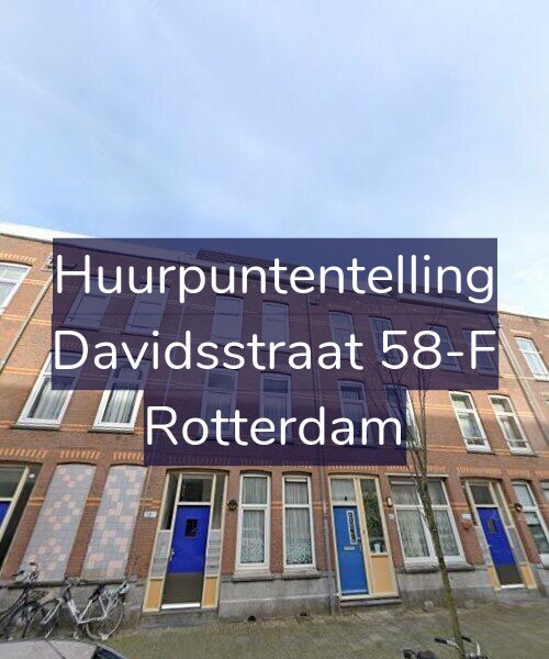 Foto gevel Huurpuntentelling voor Davidsstraat 58-F, Rotterdam