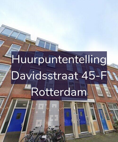 Foto gevel Huurpuntentelling voor Davidsstraat 45-F, Rotterdam