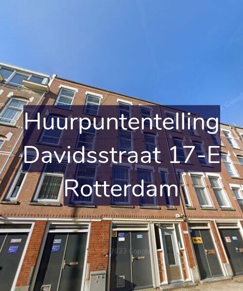 Foto gevel Huurpuntentelling voor Davidsstraat 17-E, Rotterdam