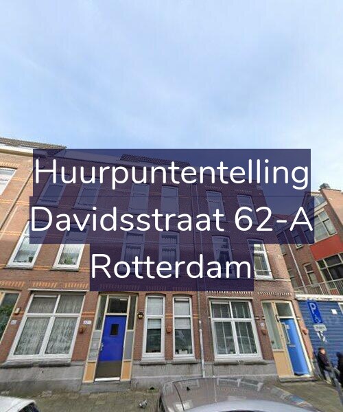 Foto gevel Huurpuntentelling voor Davidsstraat 62-A, Rotterdam
