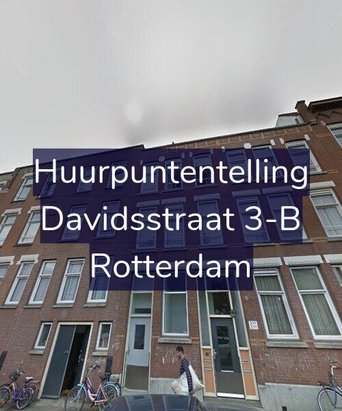 Foto gevel Huurpuntentelling voor Davidsstraat 3-B, Rotterdam