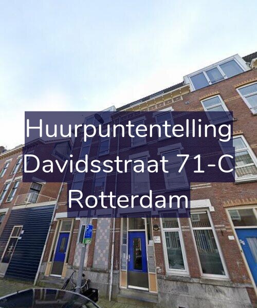 Foto gevel Huurpuntentelling voor Davidsstraat 71-C, Rotterdam