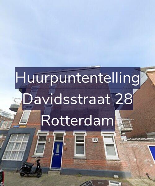 Foto gevel Huurpuntentelling voor Davidsstraat 28, Rotterdam