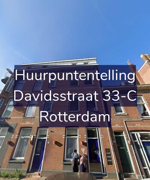 Foto gevel Huurpuntentelling voor Davidsstraat 33-C, Rotterdam