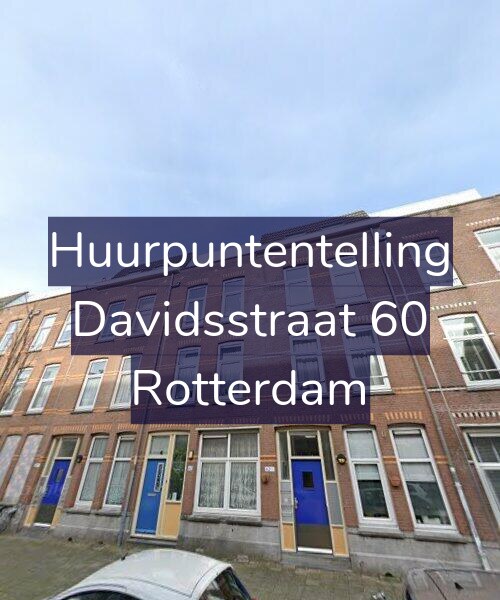 Foto gevel Huurpuntentelling voor Davidsstraat 60, Rotterdam