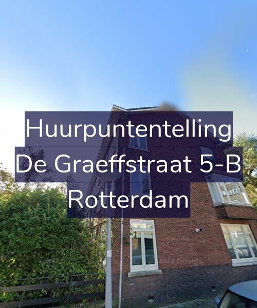 Foto gevel Huurpuntentelling voor De Graeffstraat 5-B, Rotterdam