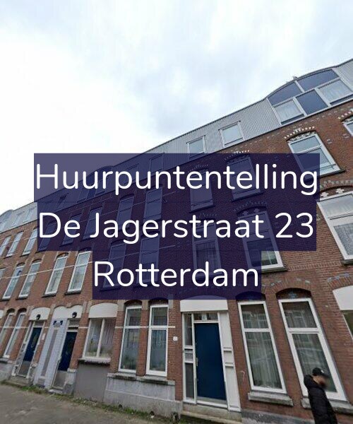 Foto gevel Huurpuntentelling voor De Jagerstraat 23, Rotterdam