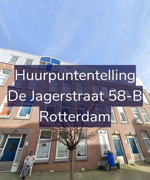 Foto gevel Huurpuntentelling voor De Jagerstraat 58-B, Rotterdam