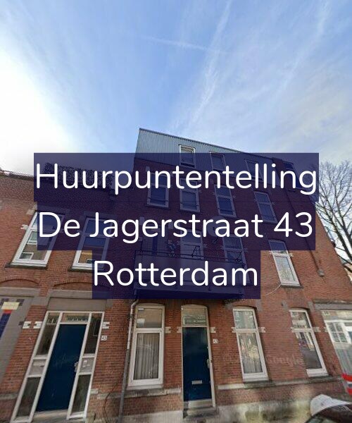 Foto gevel Huurpuntentelling voor De Jagerstraat 43, Rotterdam