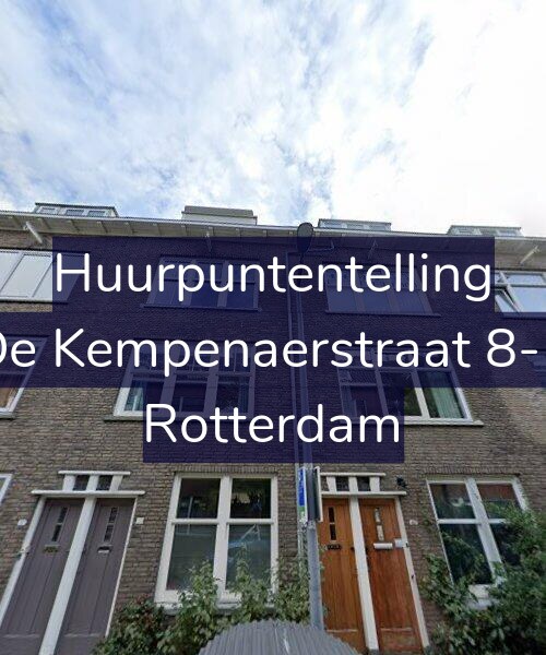 Foto gevel Huurpuntentelling voor De Kempenaerstraat 8-B, Rotterdam