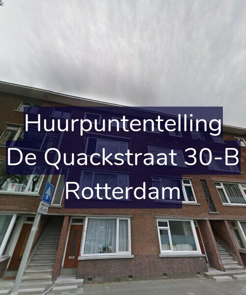 Foto gevel Huurpuntentelling voor De Quackstraat 30-B, Rotterdam