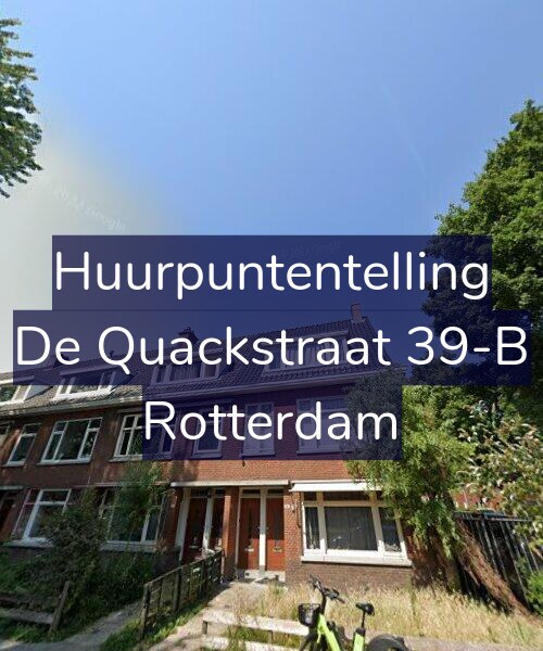 Foto gevel Huurpuntentelling voor De Quackstraat 39-B, Rotterdam