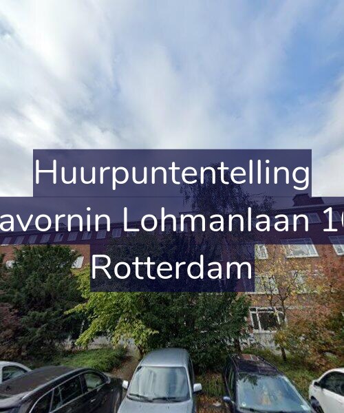Foto gevel Huurpuntentelling voor De Savornin Lohmanlaan 109-A, Rotterdam