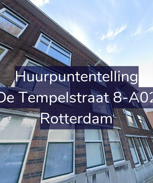 Foto gevel Huurpuntentelling voor De Tempelstraat 8-A02, Rotterdam