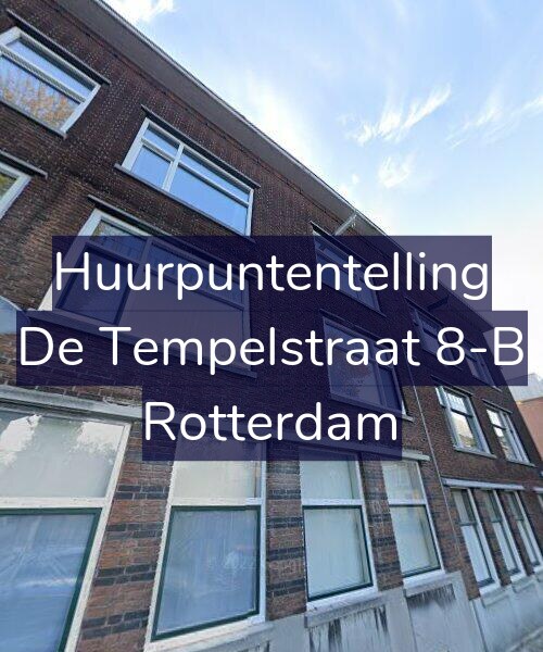 Foto gevel Huurpuntentelling voor De Tempelstraat 8-B, Rotterdam