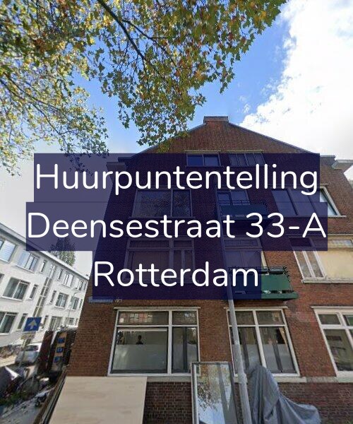 Foto gevel Huurpuntentelling voor Deensestraat 33-A, Rotterdam