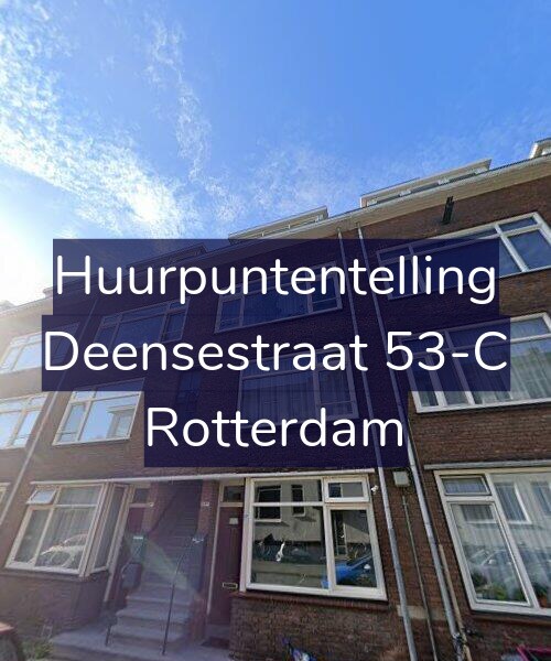 Foto gevel Huurpuntentelling voor Deensestraat 53-C, Rotterdam