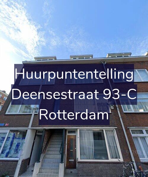 Foto gevel Huurpuntentelling voor Deensestraat 93-C, Rotterdam