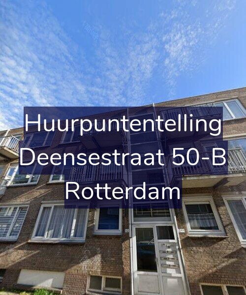 Foto gevel Huurpuntentelling voor Deensestraat 50-B, Rotterdam