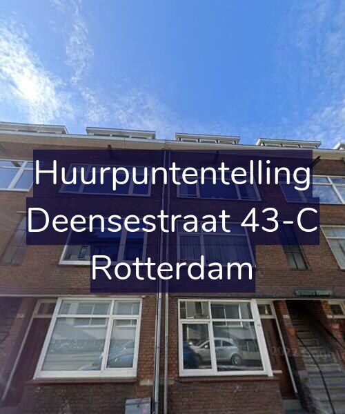 Foto gevel Huurpuntentelling voor Deensestraat 43-C, Rotterdam