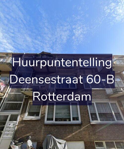 Foto gevel Huurpuntentelling voor Deensestraat 60-B, Rotterdam