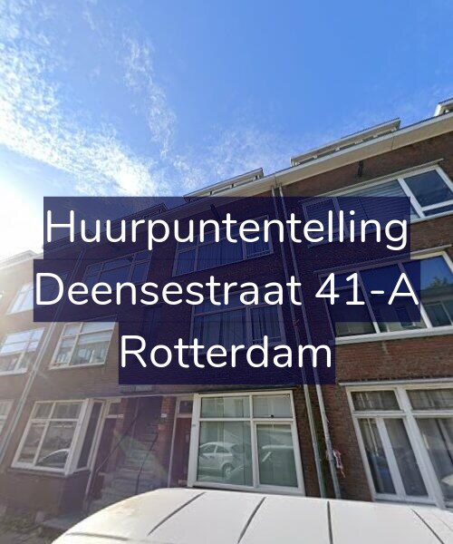 Foto gevel Huurpuntentelling voor Deensestraat 41-A, Rotterdam