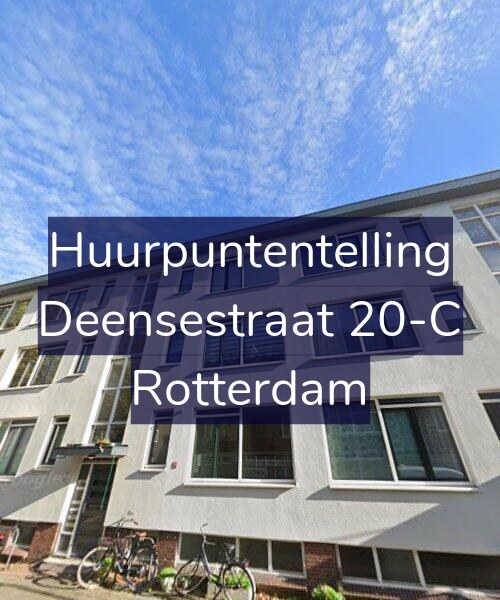 Foto gevel Huurpuntentelling voor Deensestraat 20-C, Rotterdam