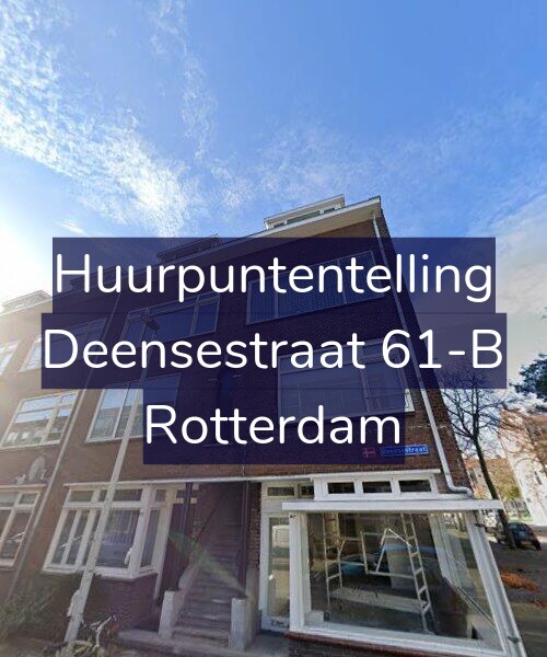 Foto gevel Huurpuntentelling voor Deensestraat 61-B, Rotterdam