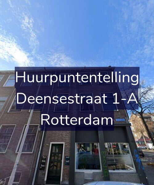 Foto gevel Huurpuntentelling voor Deensestraat 1-A, Rotterdam