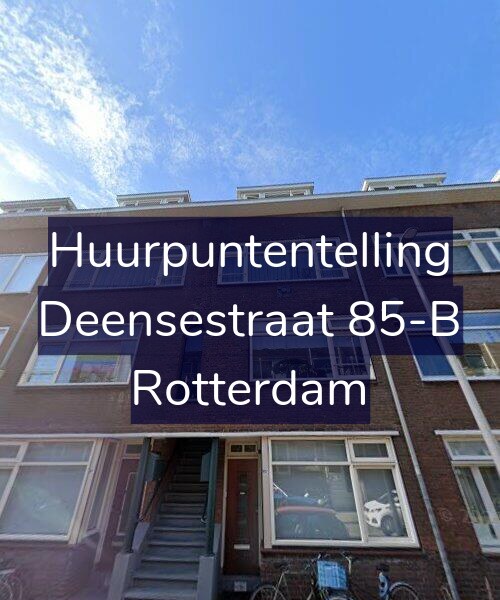 Foto gevel Huurpuntentelling voor Deensestraat 85-B, Rotterdam
