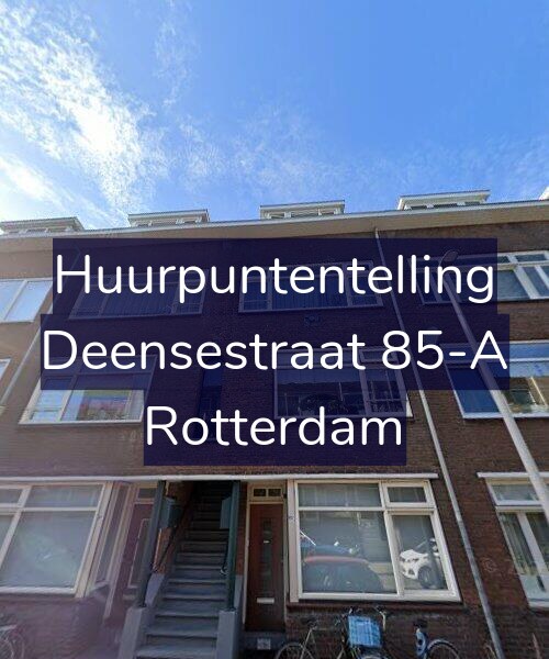 Foto gevel Huurpuntentelling voor Deensestraat 85-A, Rotterdam