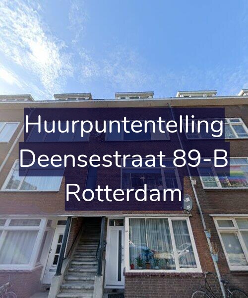 Foto gevel Huurpuntentelling voor Deensestraat 89-B, Rotterdam