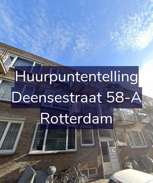 Foto gevel Huurpuntentelling voor Deensestraat 58-A, Rotterdam