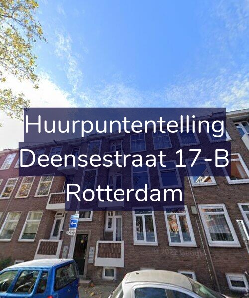 Foto gevel Huurpuntentelling voor Deensestraat 17-B, Rotterdam