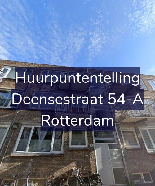 Foto gevel Huurpuntentelling voor Deensestraat 54-A, Rotterdam