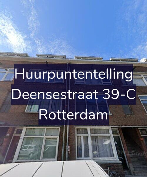 Foto gevel Huurpuntentelling voor Deensestraat 39-C, Rotterdam