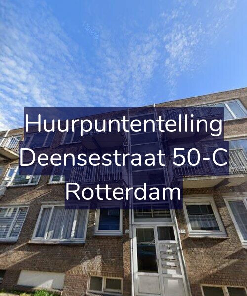 Foto gevel Huurpuntentelling voor Deensestraat 50-C, Rotterdam