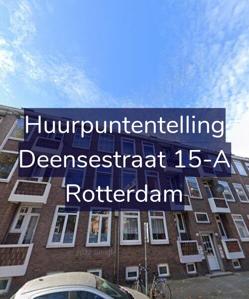 Foto gevel Huurpuntentelling voor Deensestraat 15-A, Rotterdam